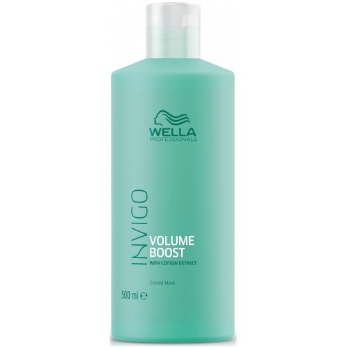 Masca-tratament Pentru Par Fin - Crystal Mask - Invigo Volume Boost - Wella - 500 Ml